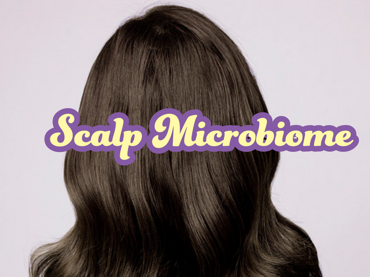 Natural hair oil helping maintain scalp microbiome balance