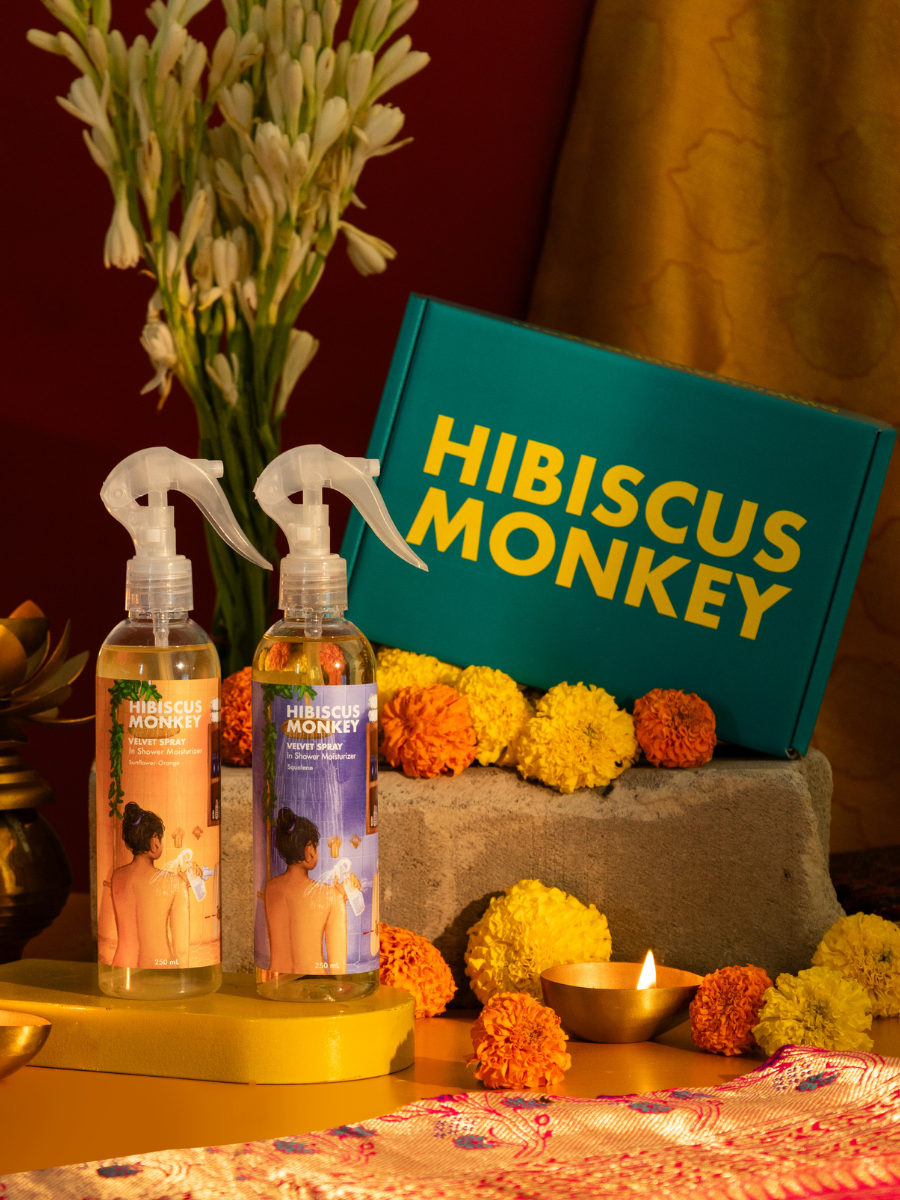 Hibiscus Monkey Velvet Spray In Shower Body mositurizer