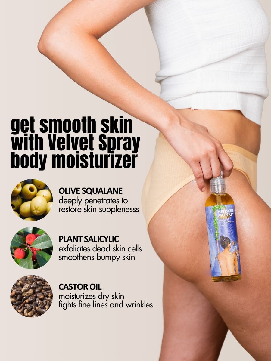 Velvet Spray In Shower Body Moisturizer Ingredients