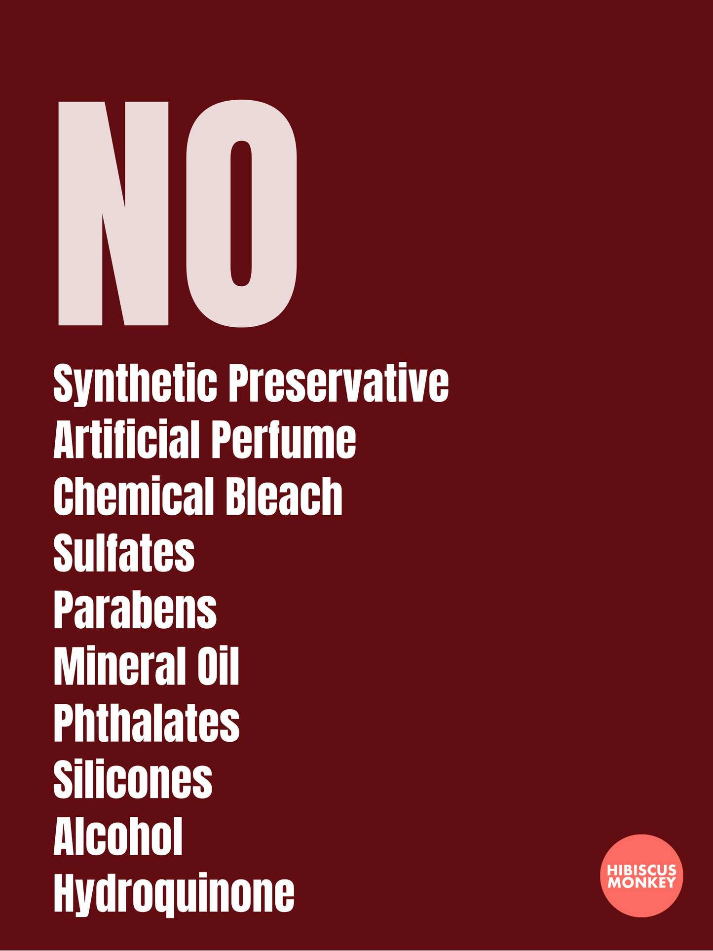 List of ingredients not used in velvet spray in-shower moisturizer sharbat