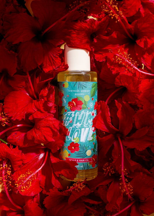 Natural hair fall solution using HM Love hair oil
