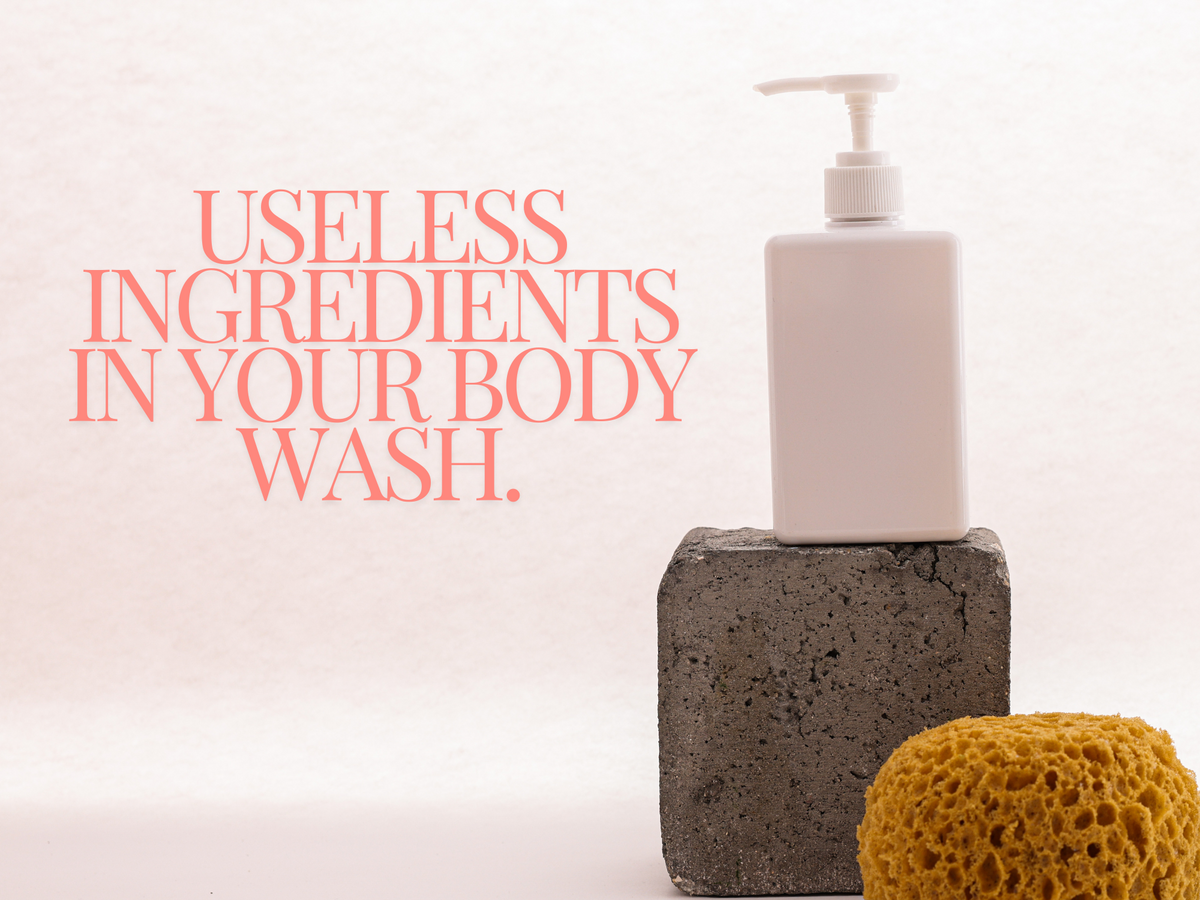 Useless ingredients in body wash