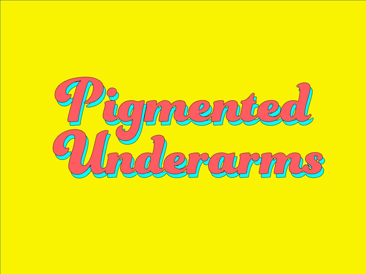underarm care for pigmented underarms
