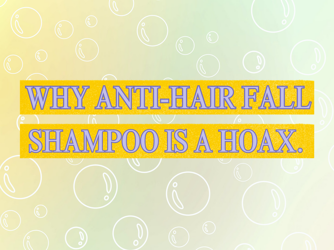 why anti-hair fall shampoo is a hoax