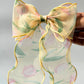 Floral Organza Bow Hair-Clip