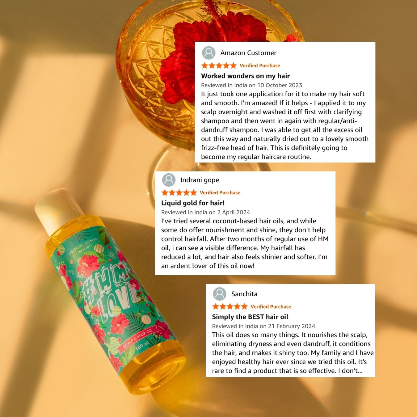 HM Love Hair Oil Twin Bundle