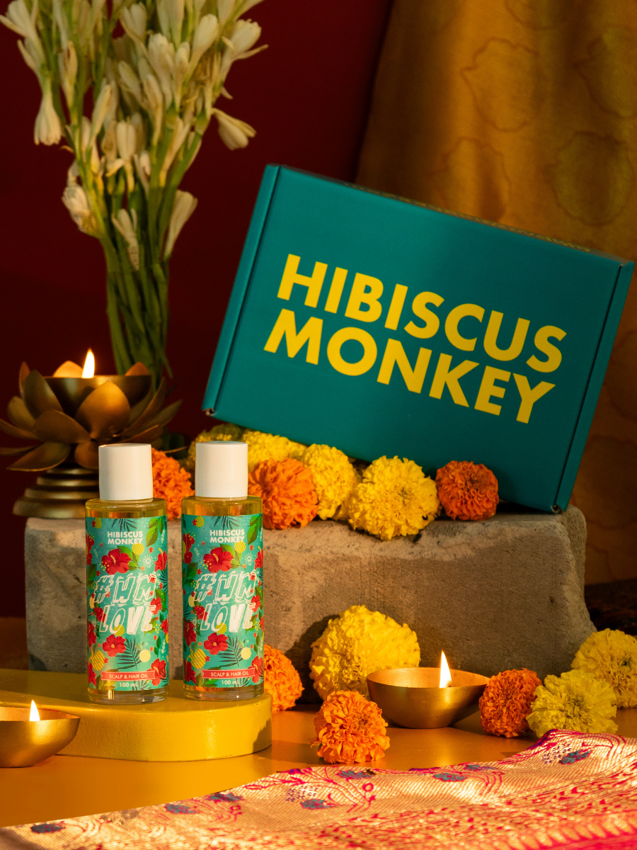 Hibiscus Monkey Hair Growth Oil Bundle
