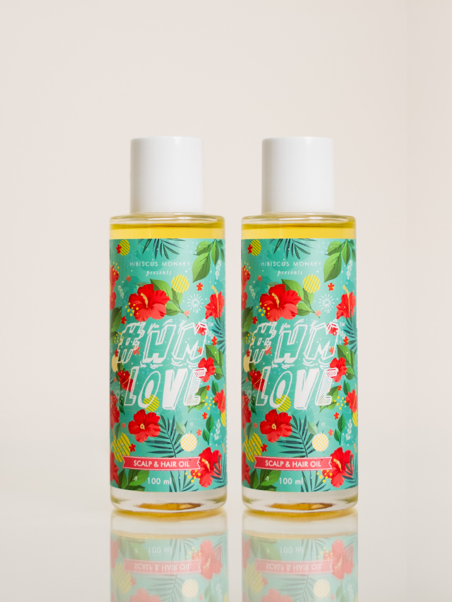  Hibiscus Monkey Hair Growth Oil Bundle
