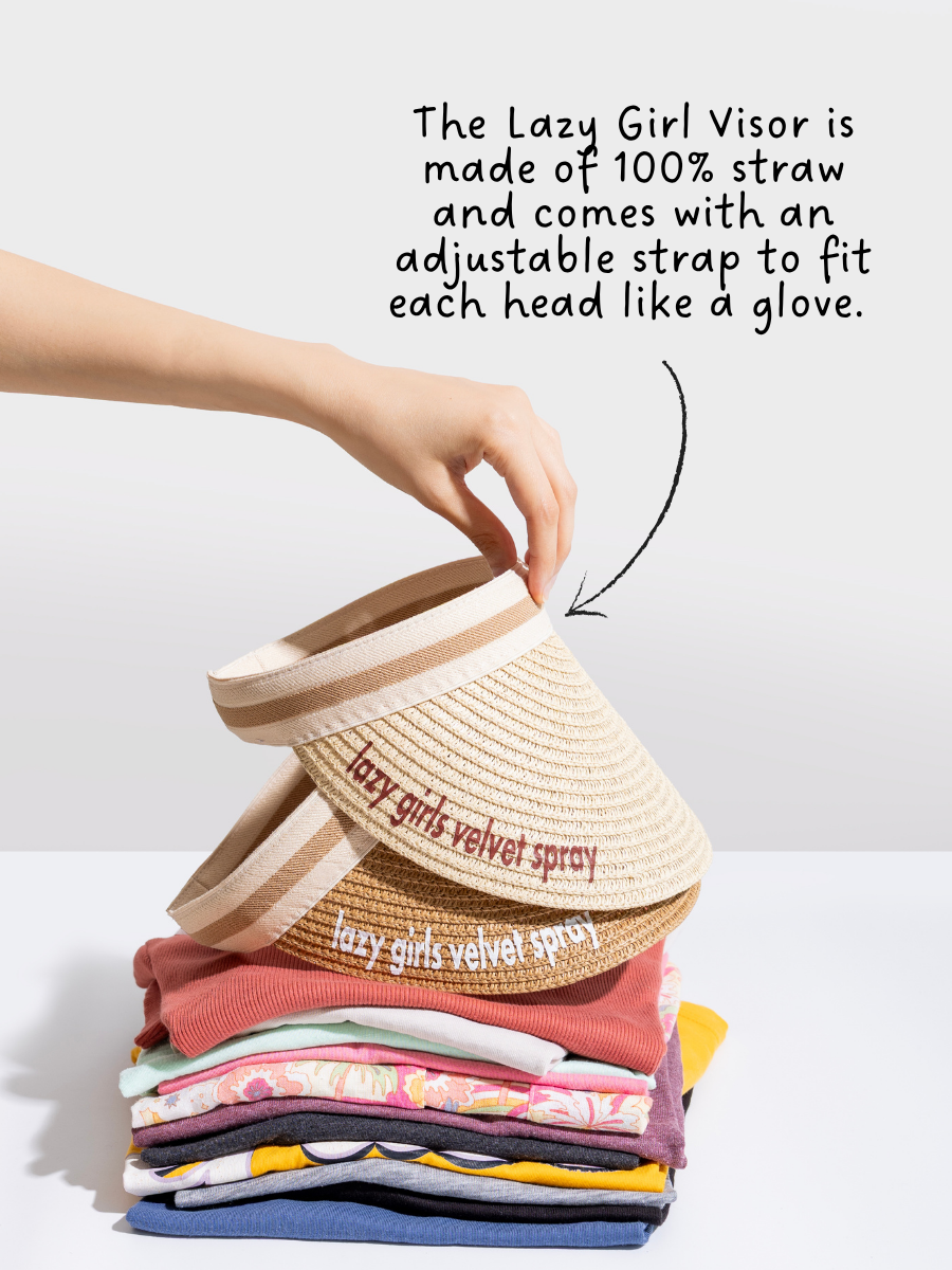 Lazy Girl Visor Hat *Limited Edition*