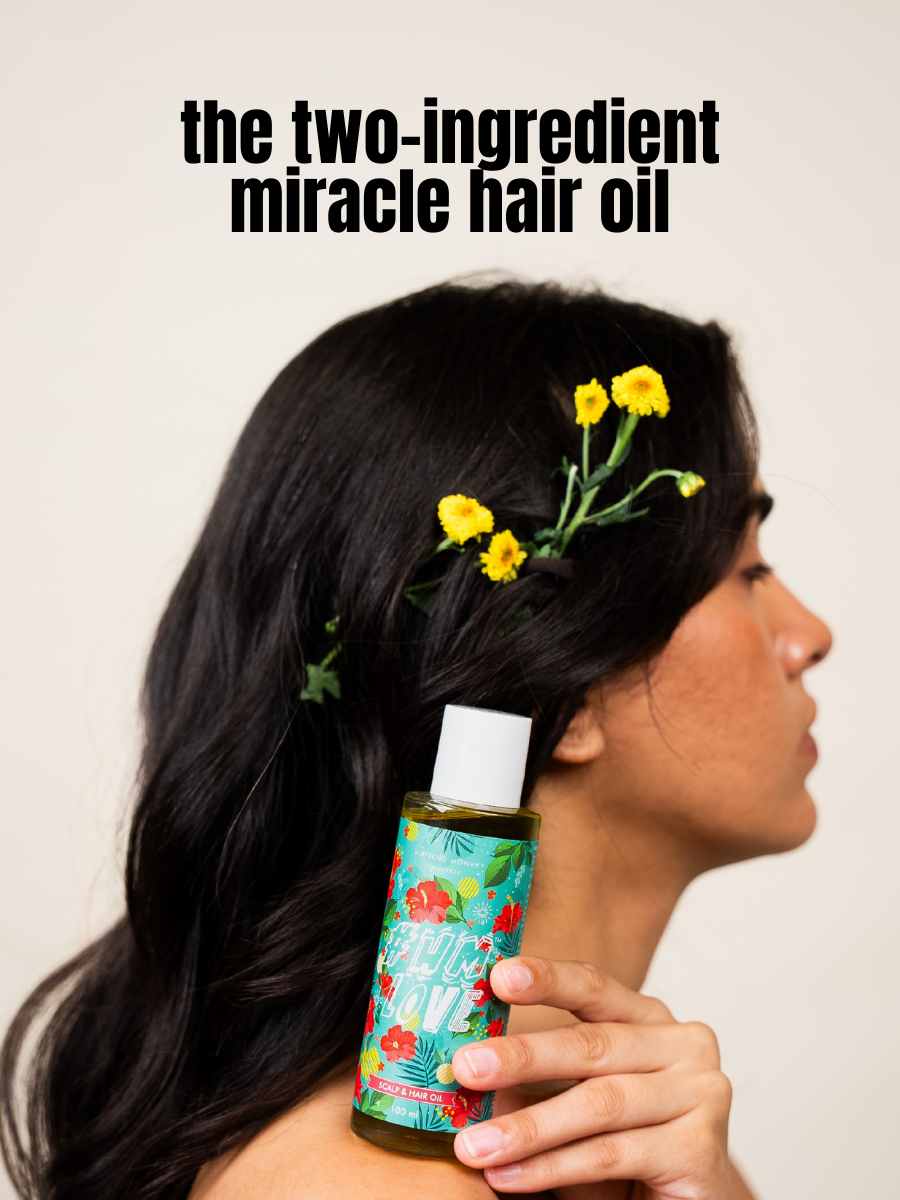 Hibiscus Monkey Hair Growth & Scalp Oil
