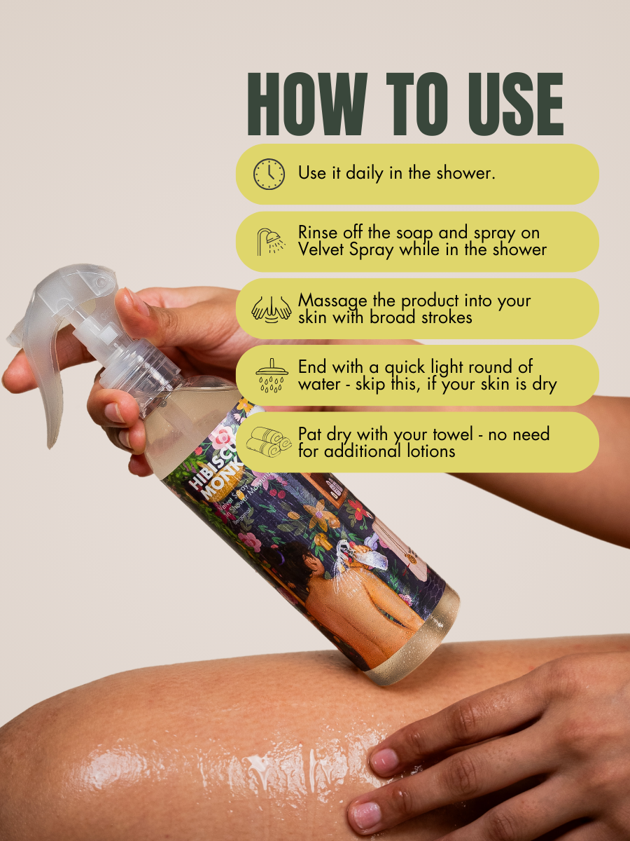 Velvet Spray In-Shower Body Moisturizer