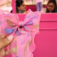 Floral Organza Bow Hair-Clip
