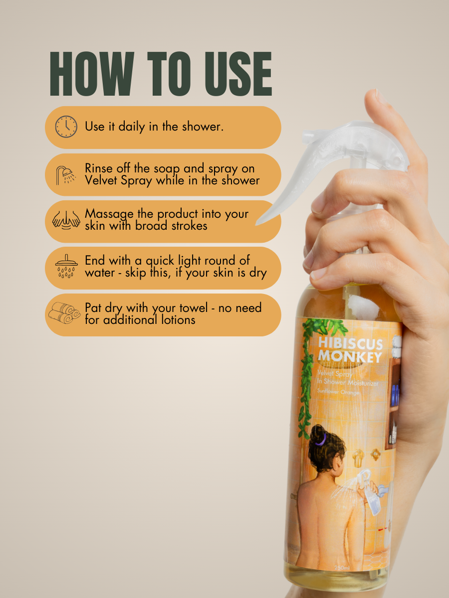 Velvet Spray In-Shower Body Moisturizer