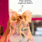 Floral Organza Bow Hair-Clip