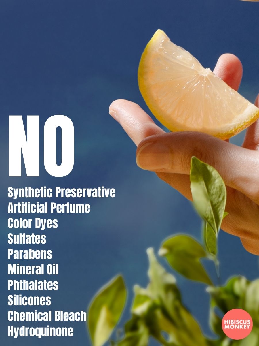 List of Ingredients not included in In-shower body moisturizer