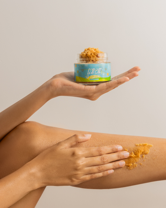Rice and shine body exfoliator by Hibiscus Monkey