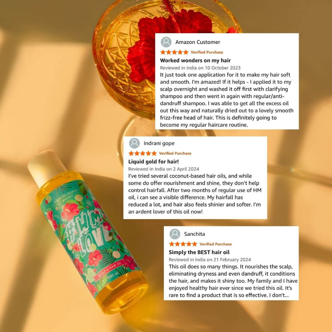 Customer review for Hibiscus Monkey Hair Growth Oil