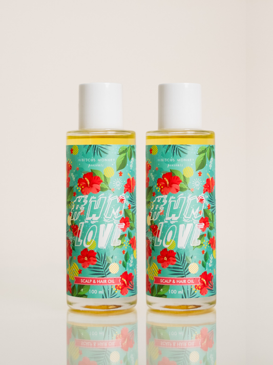 Hibiscus Monkey Hair Oil bundle