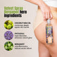 Velvet spray In-Shower Body Moisturizer Bergamot ingredients