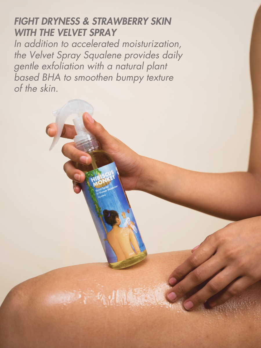 Fight with dryness & strawberry skin with in-shower moisturizer