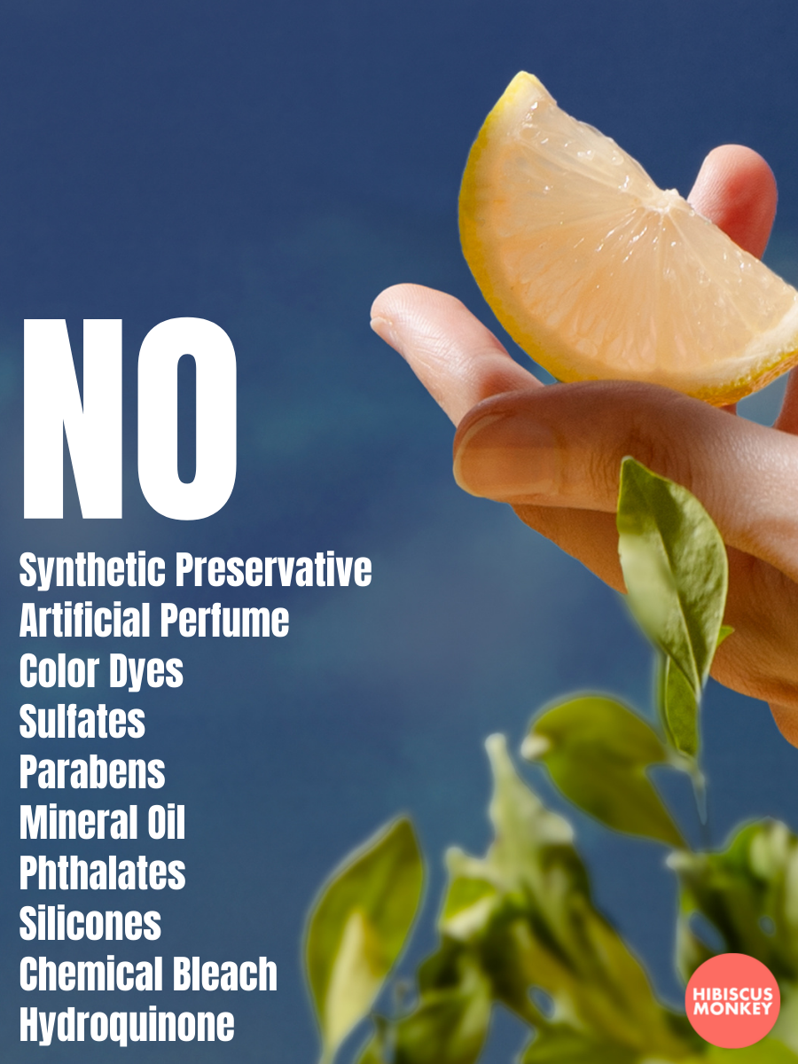 Ingredients not used in the In-shower body moisturizer