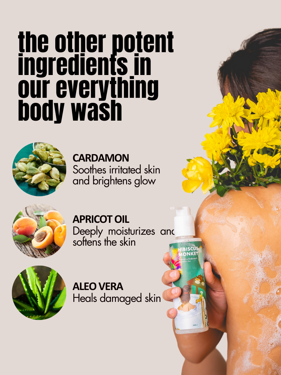 The potent ingredients used in body wash 