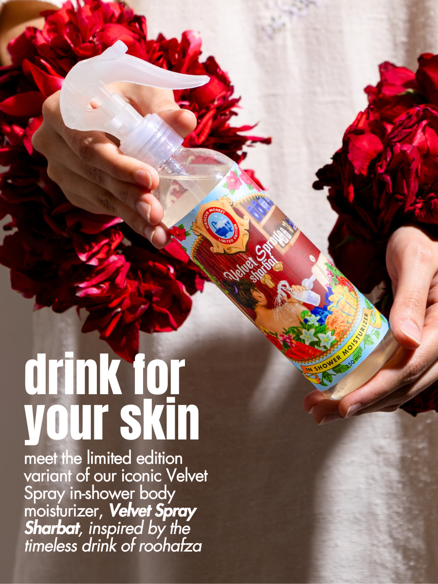 Velvet spray sharbat in-shower moisturizer - limited edition