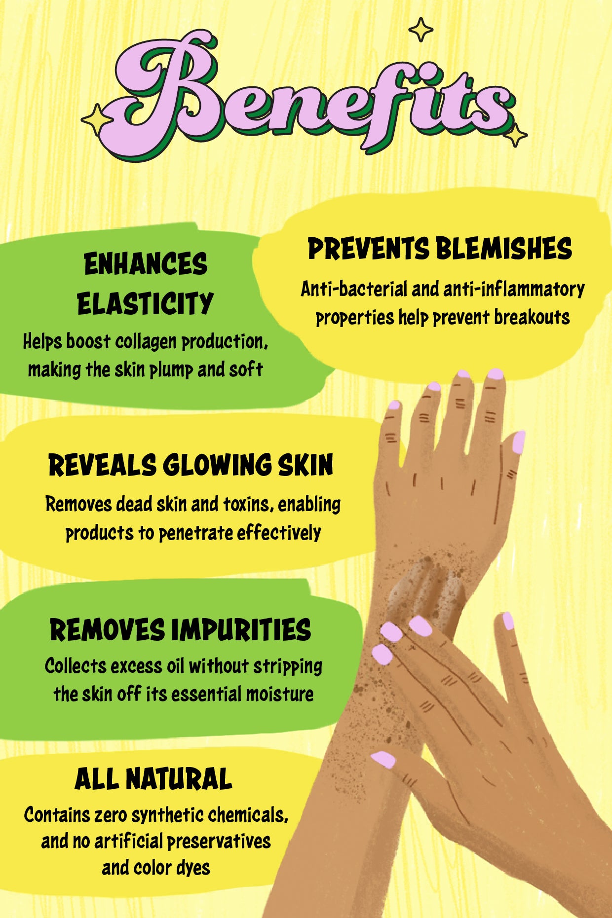 Benefits of Rice & Shine Body exfoliator